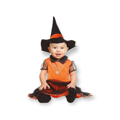 Picture of LITTLE ORANGE  WITCH COSTUME 0-6 MONTHS